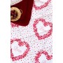 ETE HOMETEX ÇİFT KİŞİLİK LÜX WELSOFT YORGAN 195X215CM LOVE BORDO 8696474231946